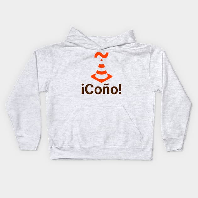 Coño! Kids Hoodie by MessageOnApparel